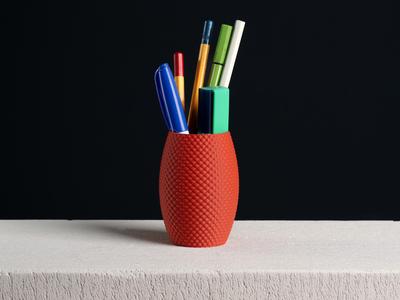 Bubble Pencil Cup, Desk Organizer (vase mode)