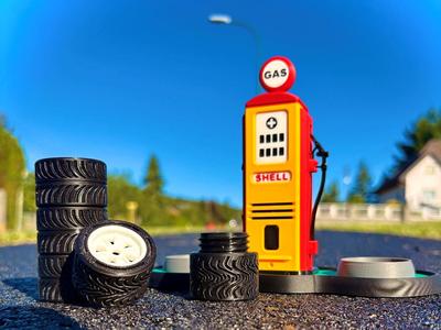 Motorsport Tire Salt & Pepper Shakers