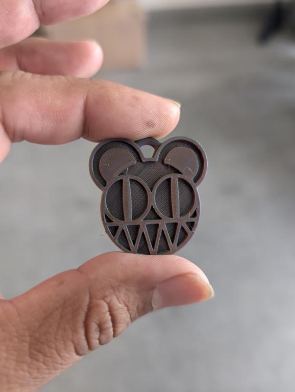 Radiohead Bear Keychain