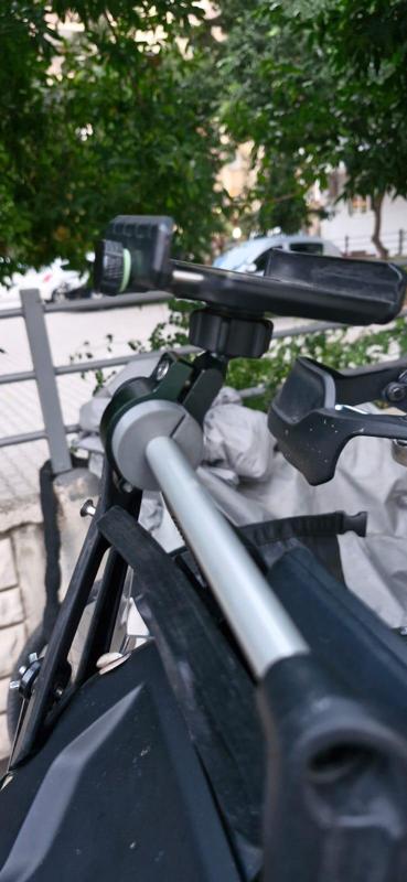 12mm Gps bar Phone holder attachment for Yamaha Tenere 700.