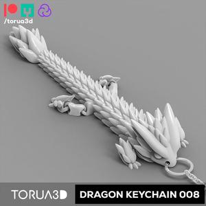 Articulated dragon Keychain 008