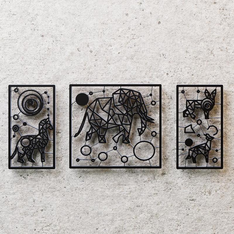 Remix Minimalist Geometric Fauna