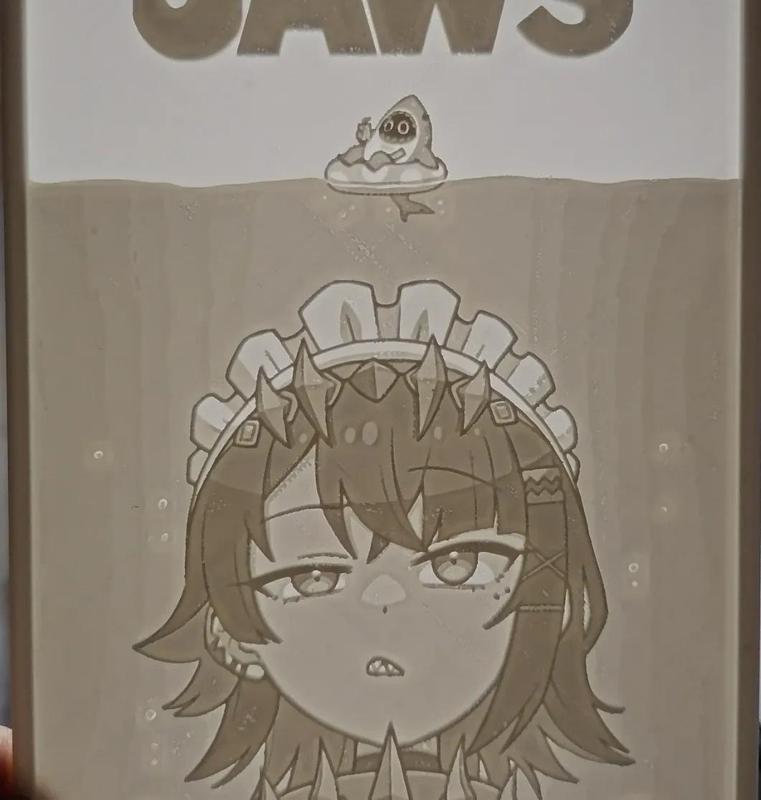 Zero Zone Shark Girl Eileen Shark Cloth Lithophane