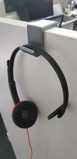 HeadPhone Hook 25mm vertical support