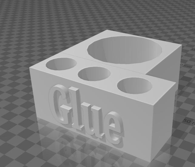 Glue stick and spray holder