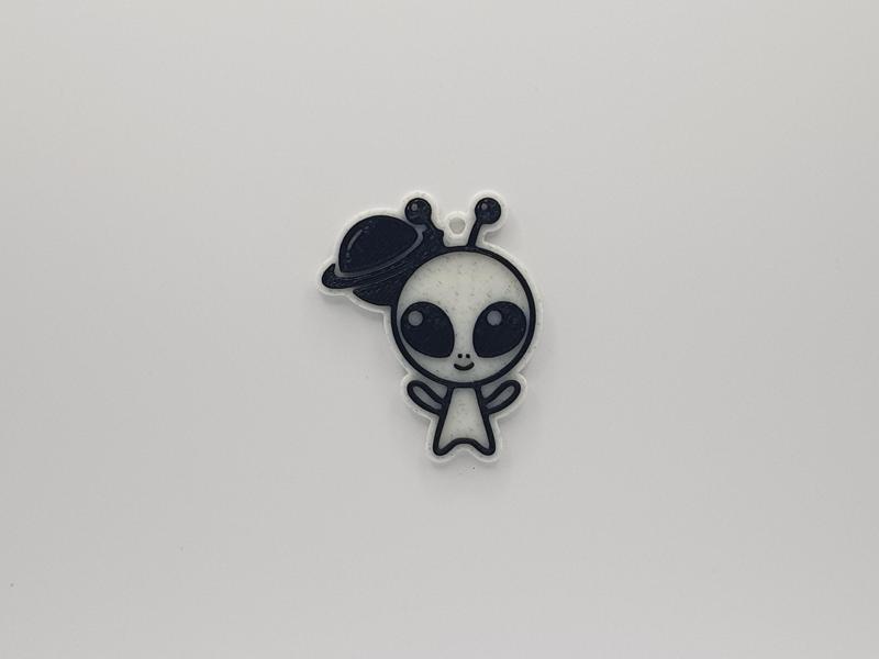 Cute Alien Keychain