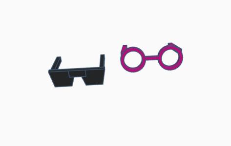 glasses and sunglasses for baby dolls