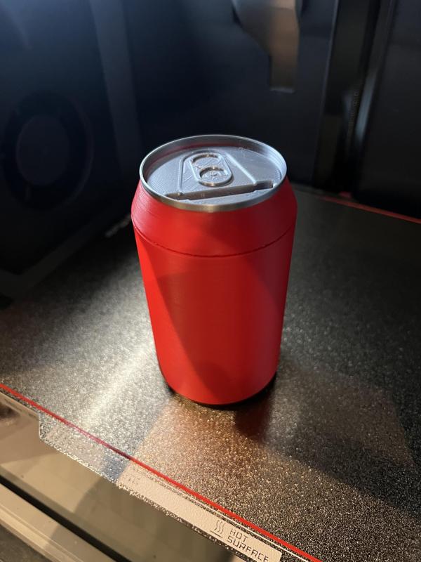 Soda can piggybank