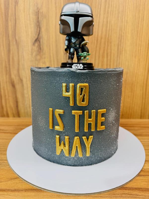 Mandalorian Text Cookie Cutter