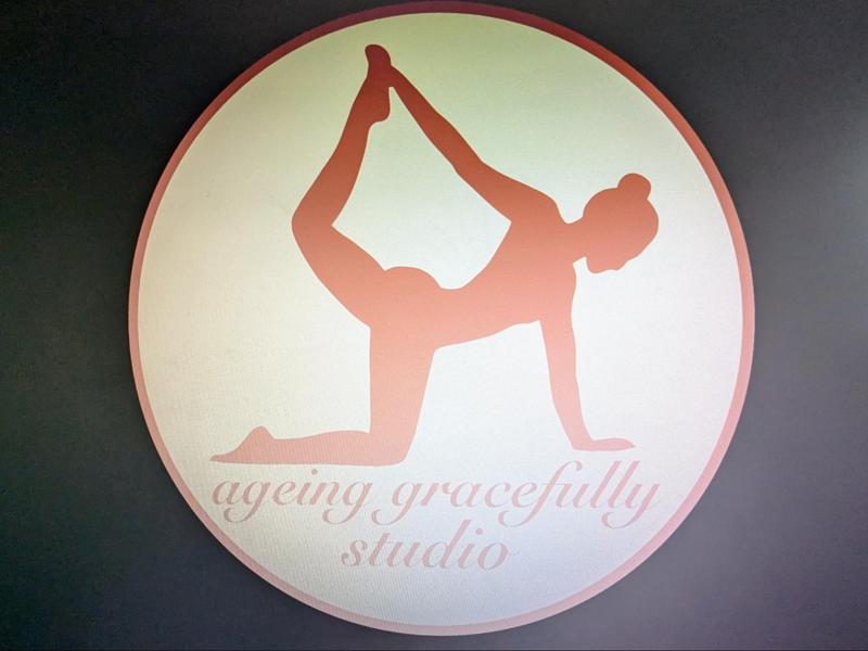 Ageing Gracefully Studio Sign with Border