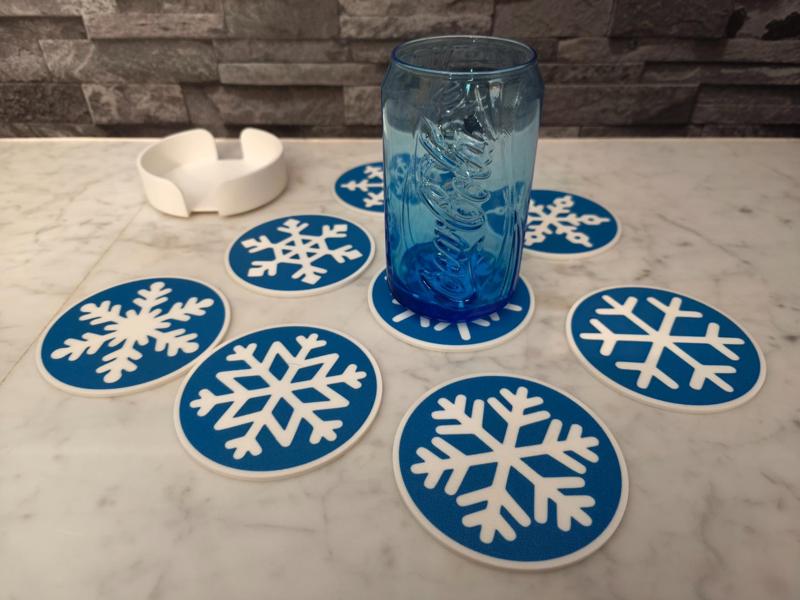 Under Glass Snowflake