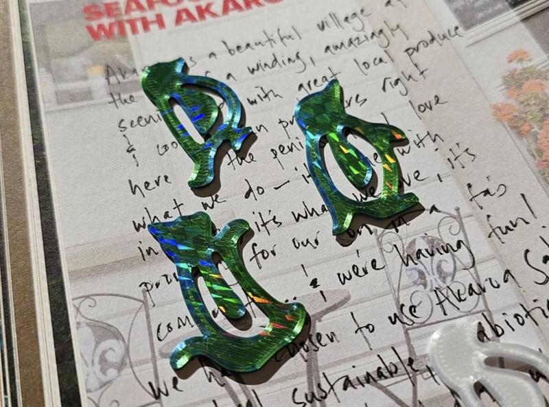 Animals paper clip and bookmark