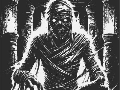 Egyptian zombie! Lamp/Decoration