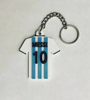 Messi camiseta de Argentina Llavero (Remix)