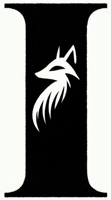 Fox alphabet: Letter I (version 1)