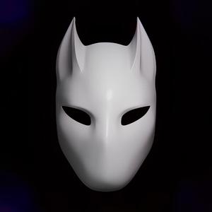 Lunar Feline Mask Abstract Bat Minimalist toy
