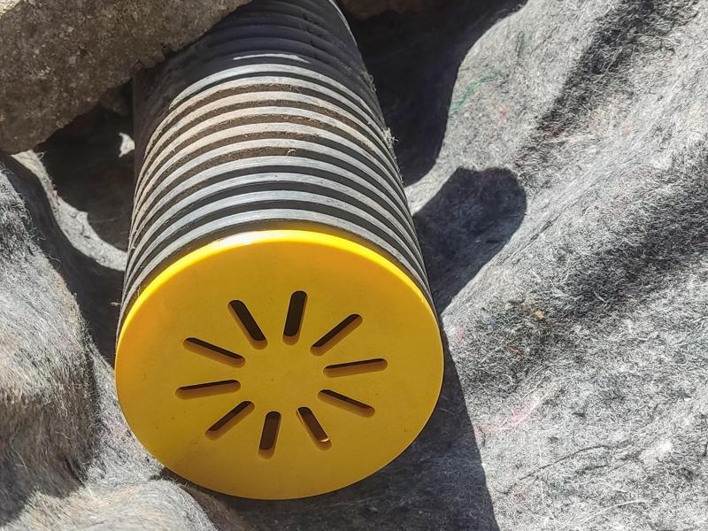 Krytka na drenážní trubku DN80