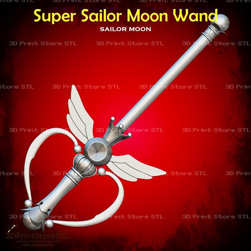 Super Sailor Moon Wand From Sailor Moon - Fan Art 3D print model