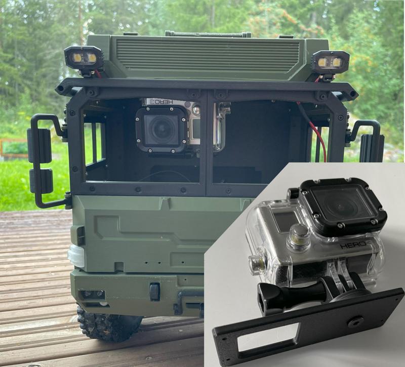 GoPro interior mount for Armadillo truck