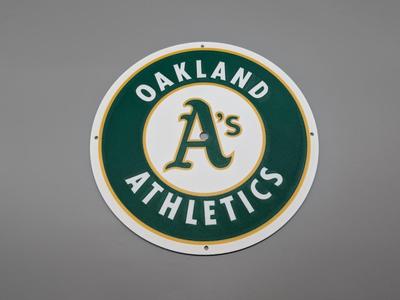 Oakland Athletics Clock Face
