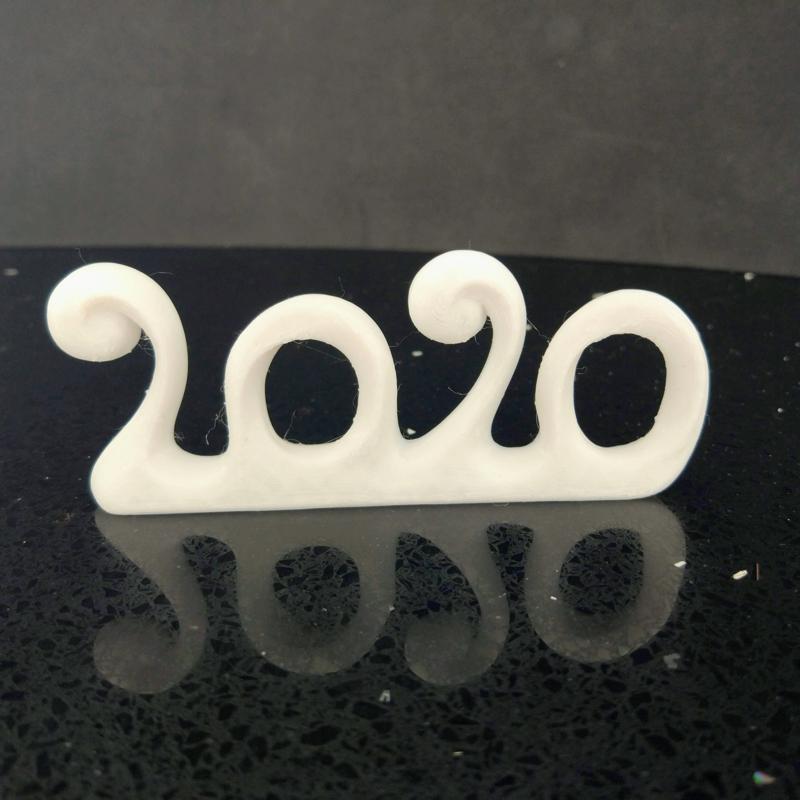 2020 new year sculpture