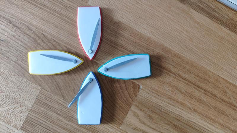 Whiteboard magnetic Boats