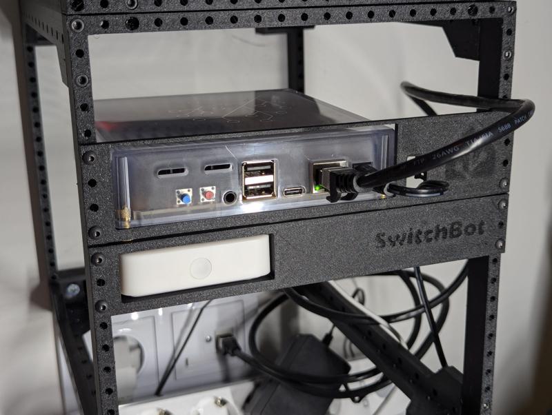 19cm Mini Server Rack - SwitchBot Hub mount/panel