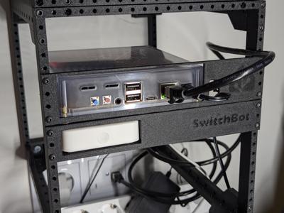 19cm Mini Server Rack - SwitchBot Hub mount/panel