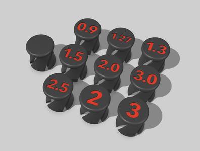 Hex Screwdriver Endcaps