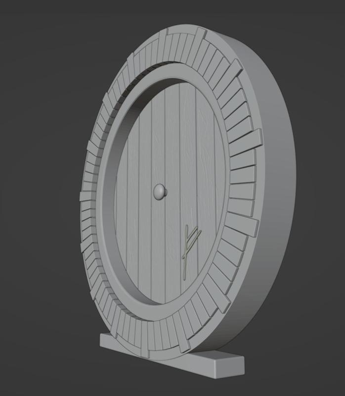 Hobbit Door (diorama)