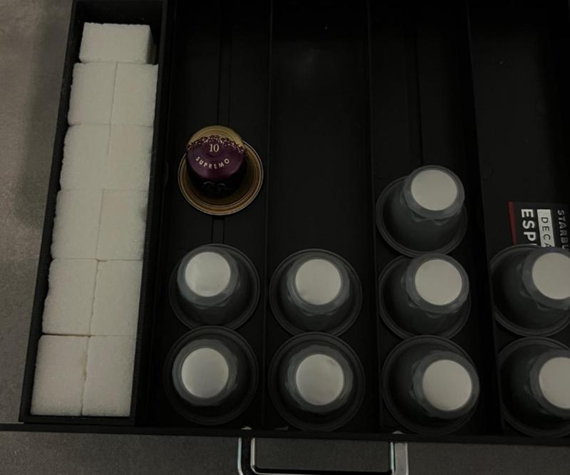 Sugar dispenser for Nespresso drawer