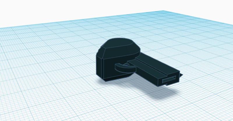 Gun head for dummy 13 *NEEDS SUPPORTS*