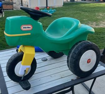 Vintage Little Tikes Riding Tractor Front Fork
