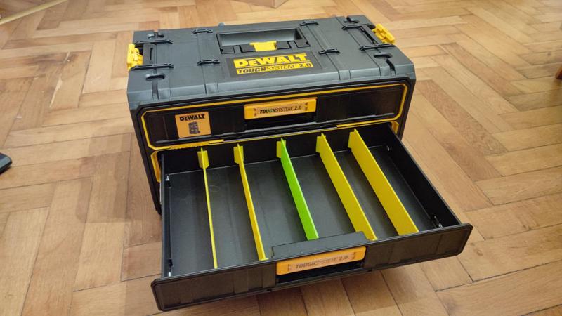 Compartments for DeWalt Drawer Toolbox ToughSystem 2.0