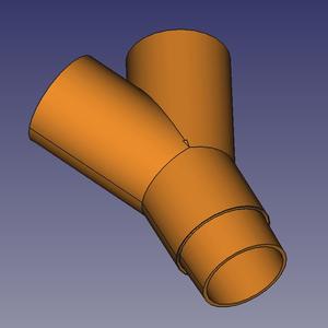 pipe connectors Y 50mm  Rohrverbinder Y 50mm