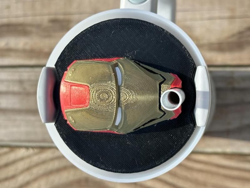 🔩 Armored Avenger Tumbler Topper – STL File for 40oz Stanley Tumblers