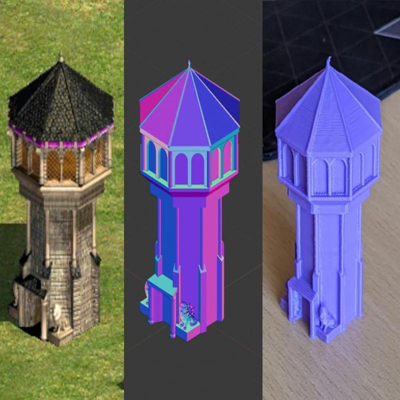 Age of Empires 2 Keep Guard Watchtower