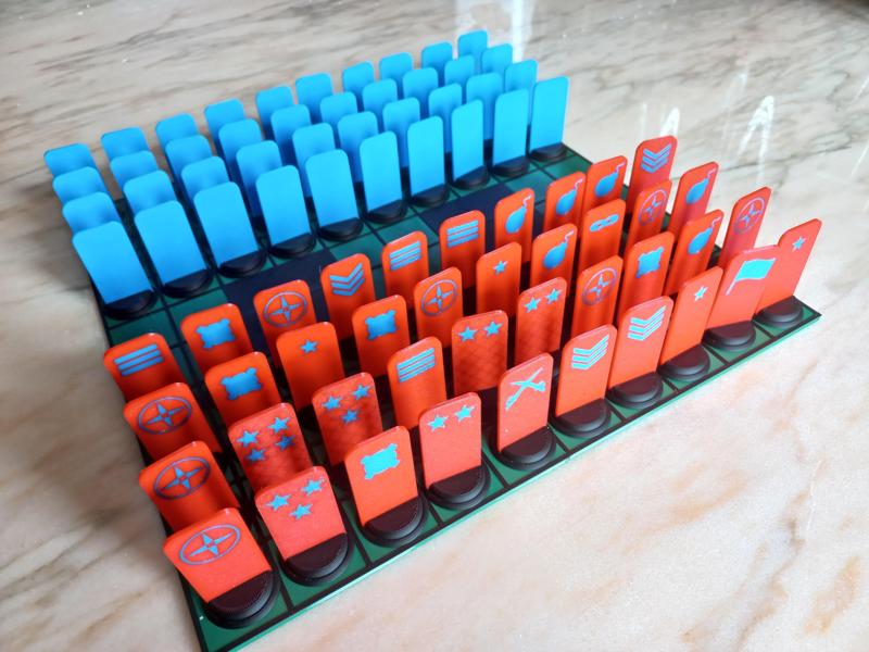 Stratego like board game