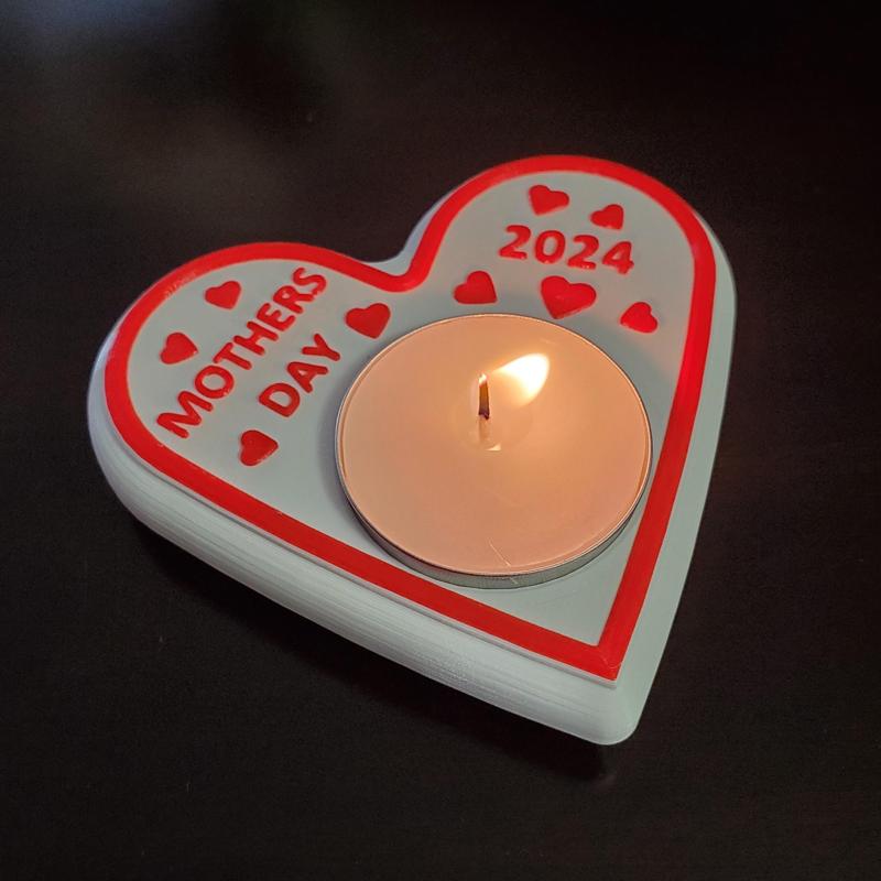Mother's Day 2024 - Heart Tealight Candle Holder