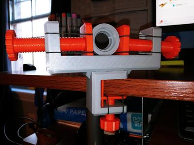 Desk Vice & C-Clamp (Support/Hardware Free)