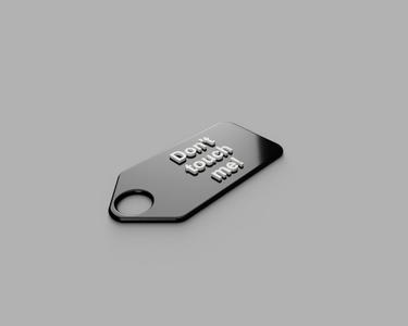 Don't touch me! (keychain)