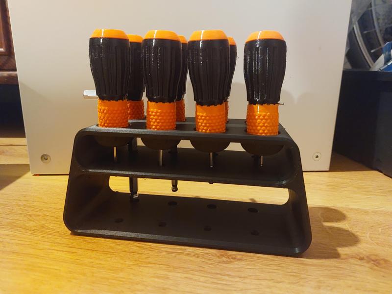 Allen key handle holder - 8 pcs version