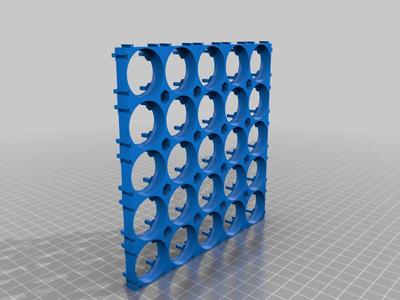 26650 5x5 cell holder
