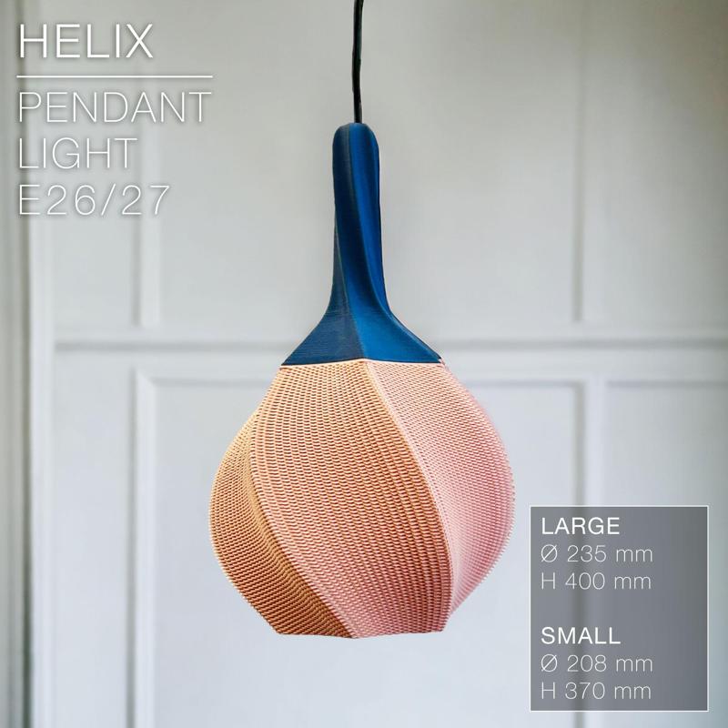 HELIX | Pendant Light E27 & E26 fast print