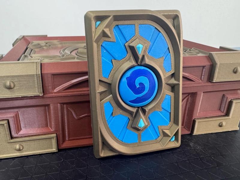 Hearthstone Cobalt Card Back Fridge Magnet (No AMS required)