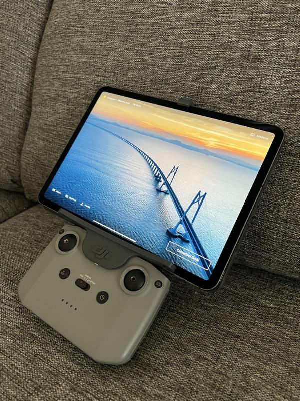 Lanyard mount for DJI RC-N1 remote controller