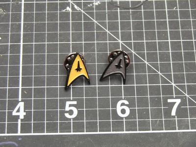 Star trek symbol Enamel pin