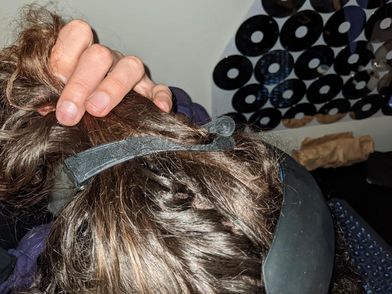 Print in Place Banana Hair Clip (remix)