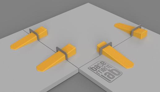 Tiles Leveler Spacers + clips Tool Kit - Kit per posa piastrelle