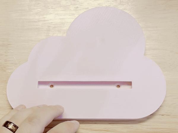 Floating cloud shelf